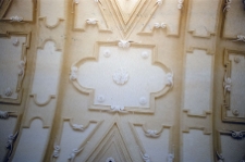 Kraków Kazimierz, bożnica Izaaka, wnętrze, sklepienie, fragment.