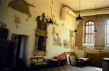 Krak&oacute;w Kazimierz, bożnica Wysoka, wnętrze, fragment.