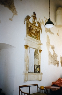 Krak&oacute;w Kazimierz, bożnica Wysoka, wnętrze, fragment.