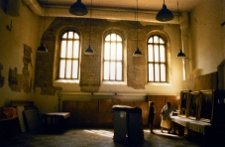 Krak&oacute;w Kazimierz, bożnica Wysoka, wnętrze, fragment.