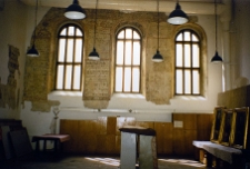 Krak&oacute;w Kazimierz, bożnica Wysoka, wnętrze, fragment.