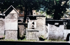 Kraków Kazimierz, cmentarz REMU, fragment.