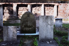 Kraków Kazimierz, cmentarz REMU, fragment.
