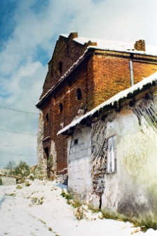 Książ Wielki, synagoga, elewacja frontowa.