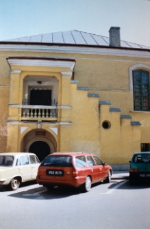 Łańcut, synagoga, elewacja zachodnia, fragment.