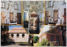 Łęczna, synagoga i "Stara" synagoga, widoki zewnętrzne, wnętrze.