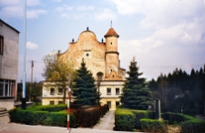 Lesko, synagoga, widok od zachodu.