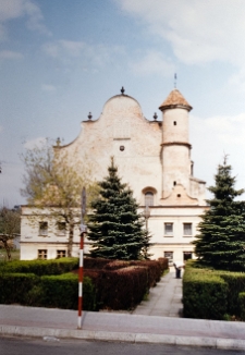 Lesko, synagoga, widok od zachodu.