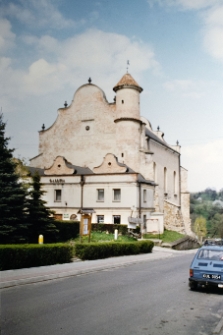Lesko, synagoga, widok od południowego zachodu.