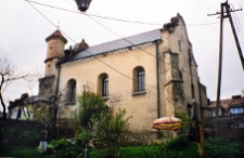 Lesko, synagoga, widok od południowego wschodu.