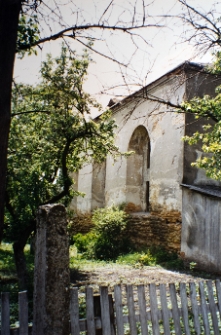 Ostróg, synagoga, ściana boczna.