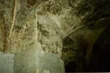 Pińczów, Stara Synagoga, wnętrze, sklepienie, polichromia.