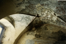 Pińczów, Stara Synagoga, wnętrze, sień, sklepienie, polichromia.