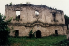 Raszków, synagoga. Fasada. Widok od zachodu.