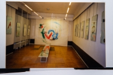 Rzeszów, Synagoga Nowomiejska, wnętrze, kondygnacja dolna, fragment obecnej galerii.