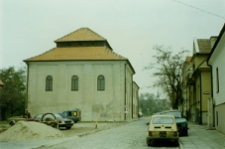 Sandomierz, synagoga, elewacja frontowa.