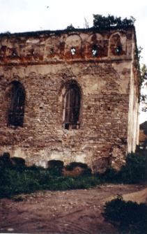 Satanów, synagoga, fragment ściany.