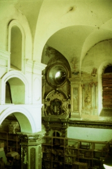 Słonim, synagoga, wnętrze, aron ha-kodesz.