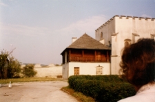 Szydłów, synagoga, widok od południowego zachodu.