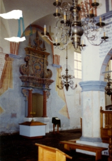 Tykocin, Wielka Synagoga, wnętrze, aron ha-kodesz.