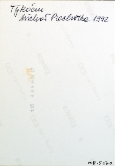 Tykocin, mieszkanie rabina, wnętrze, fragment.
