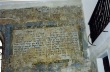 Włodawa, synagoga Bet midrasz, wnętrze, polichromia.
