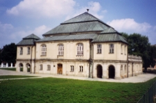 Włodawa, Wielka Synagoga, widok od frontu.