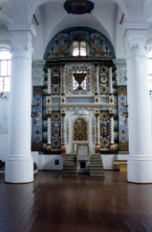 Włodawa, Wielka Synagoga, wnętrze, Aron ha-kodesz.