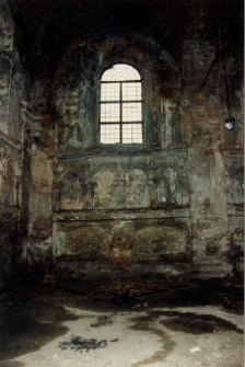 Żółkiew, synagoga "Sobieski-szul", wnętrze, ściana, fragment.