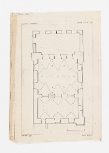 Chęciny, synagoga, plan górny