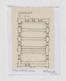 Chmielnik, plan architektoniczny.