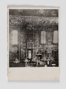 Chodor&oacute;w, synagoga, wnętrze.