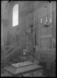 Chełm, synagoga, wnętrze, aron ha-kodesz.