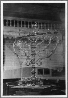 Grodno, synagoga, menora