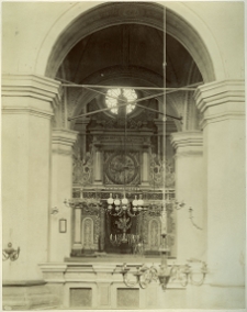 Pińsk, synagoga, wnętrze.
