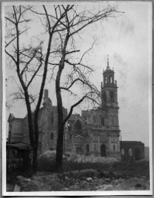 Warszawa, pl. Grzybowski, kościół pw. Wszystkich Świetych, widok od frontu.