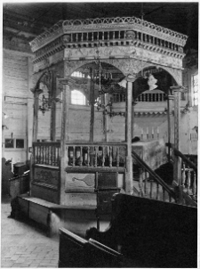 Grodno, synagoga, bima.