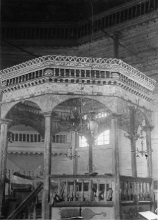 Grodno, synagoga, bima.