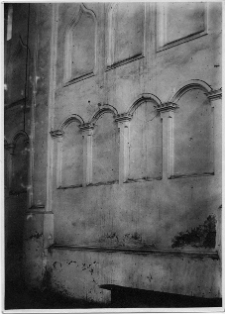 Klewań, synagoga, wnętrze.