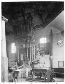 Kożangródek, synagoga, wnętrze.