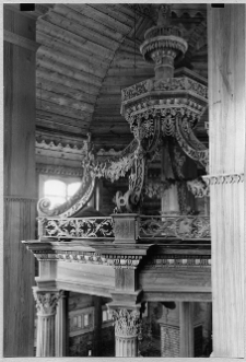 Olkienniki, synagoga, bima.