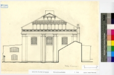Wilno, synagoga, elewacja.
