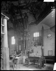 Kożangródek, synagoga, wnętrze.