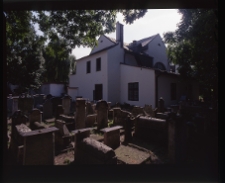 Kraków, bożnica Remu, widok, cmentarz.
