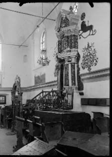 Luboml, synagoga, wnętrze, aron ha-kodesz.