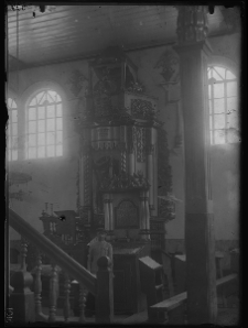 Ołyka, synagoga, aron ha kodesz.