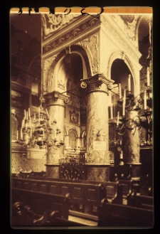 Rzeszów, Synagoga Staromiejska, wnętrze, bima.