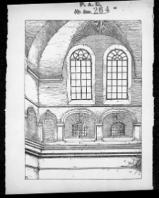 Rzeszów, Synagoga Nowomiejska, dekoraca wnętrza.
