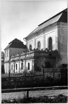 Włodawa, Wielka Synagoga, elewacja boczna, fragment.