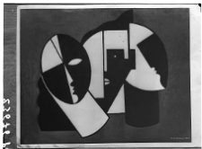 Berlewi,Henryk, Maski, 1922, olej